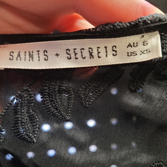 Saints and secrets black dress - Picture 3 of 3